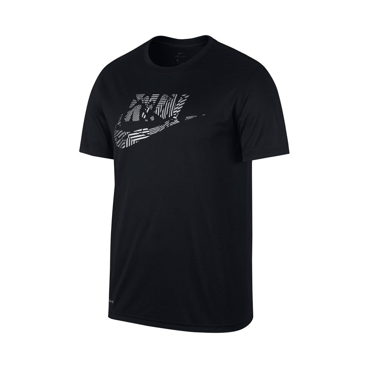 Nike M Nk Dry Tee Lgd Core Sesnl Camiseta Manga Corta negro de hombre para correr