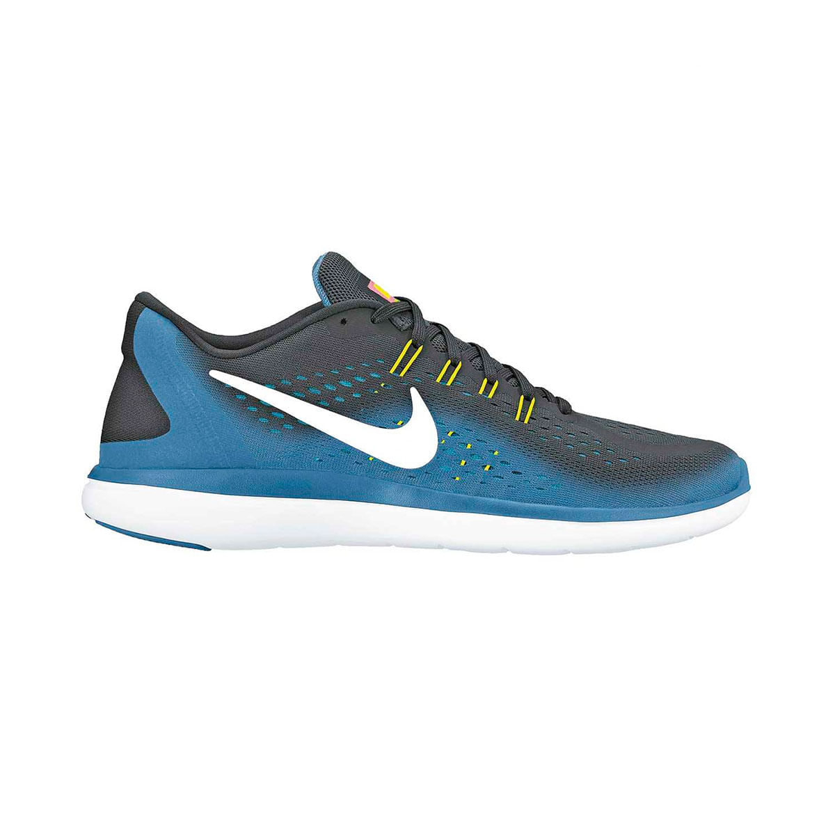 Nike Flex 2017 Rn Tenis azul de hombre para correr