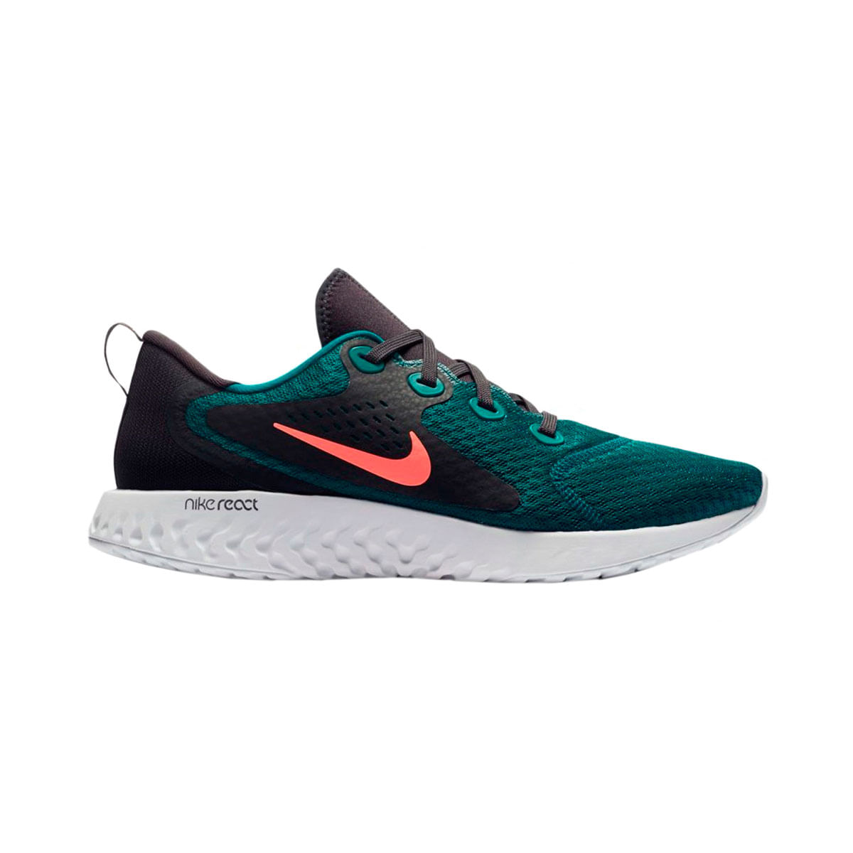 Nike Rebel React Tenis verde de hombre para correr