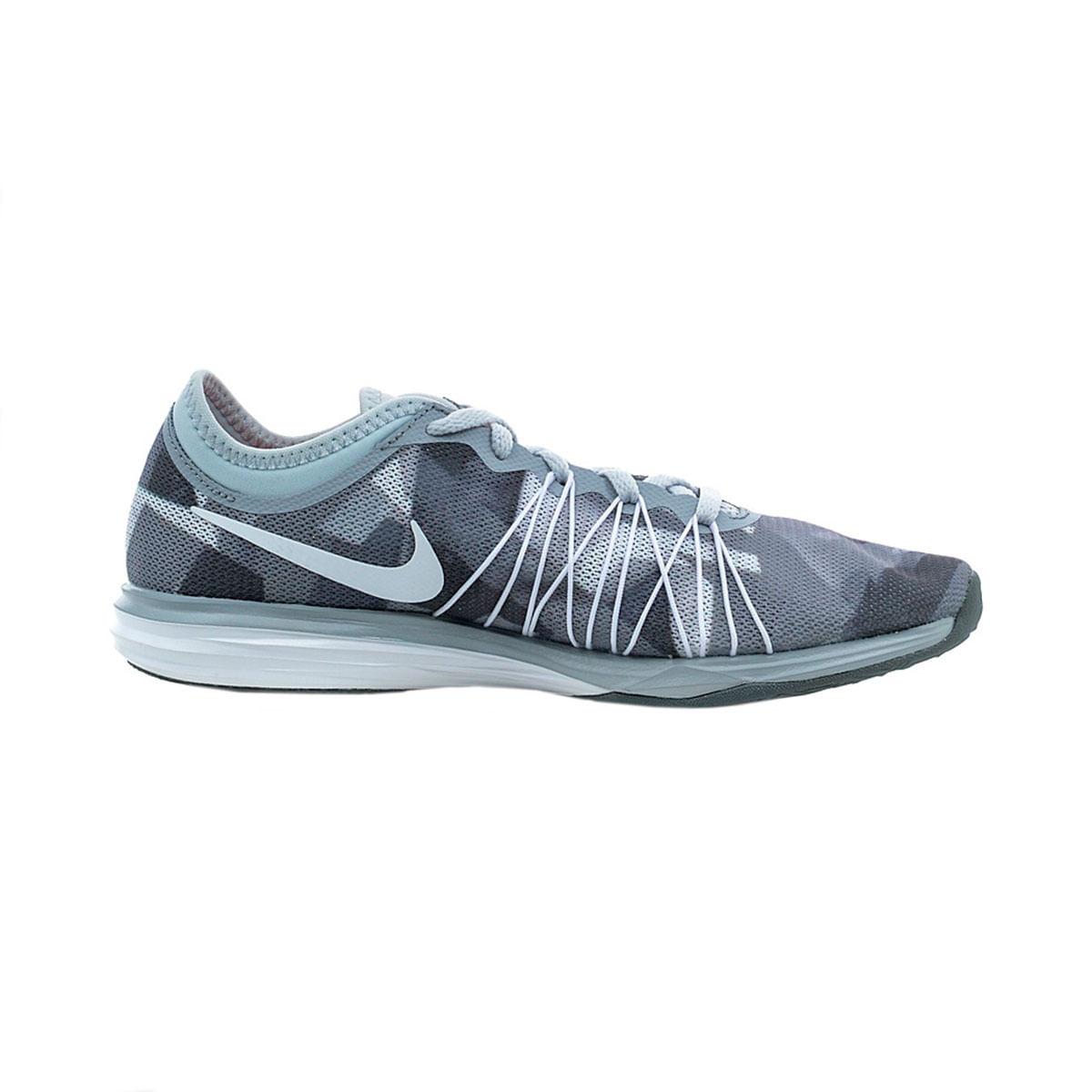 Nike W Dual Fusion Tr Hit Prnt Tenis gris de mujer para entrenamiento