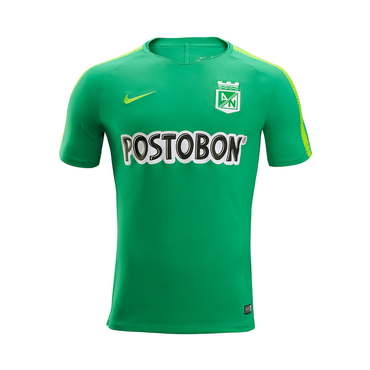 Nike An19 M Nk Brt Sqd Top Ss Camiseta De Equipo verde de hombre para futbol