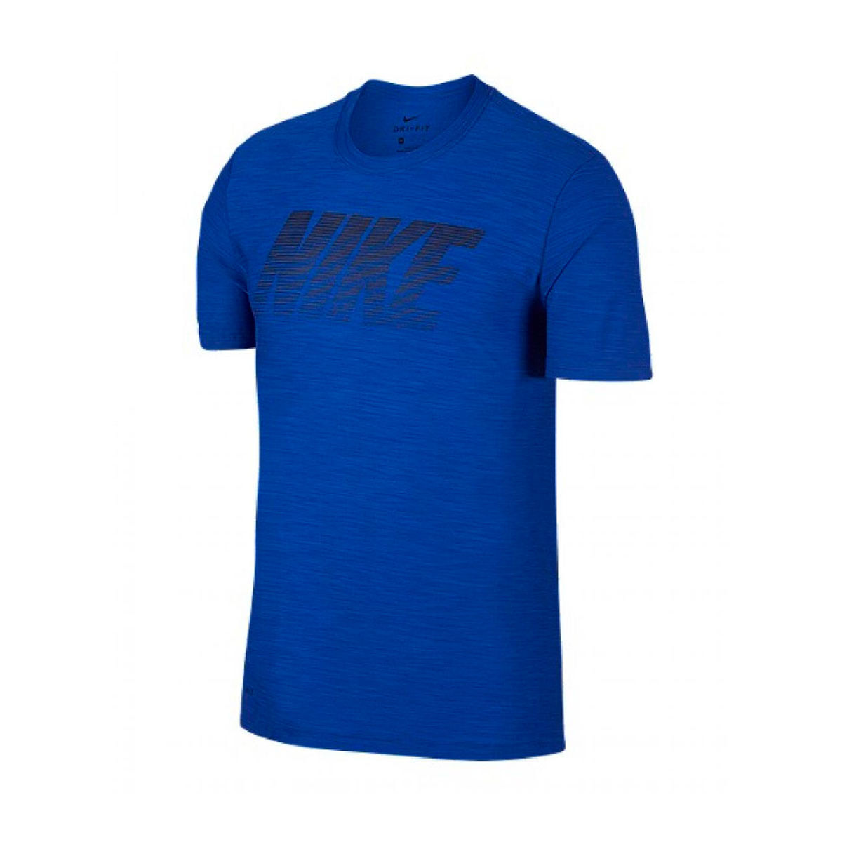 Nike M Nk Brt Top Ss Dry Gfx Camiseta Manga Corta azul de hombre para entrenamiento