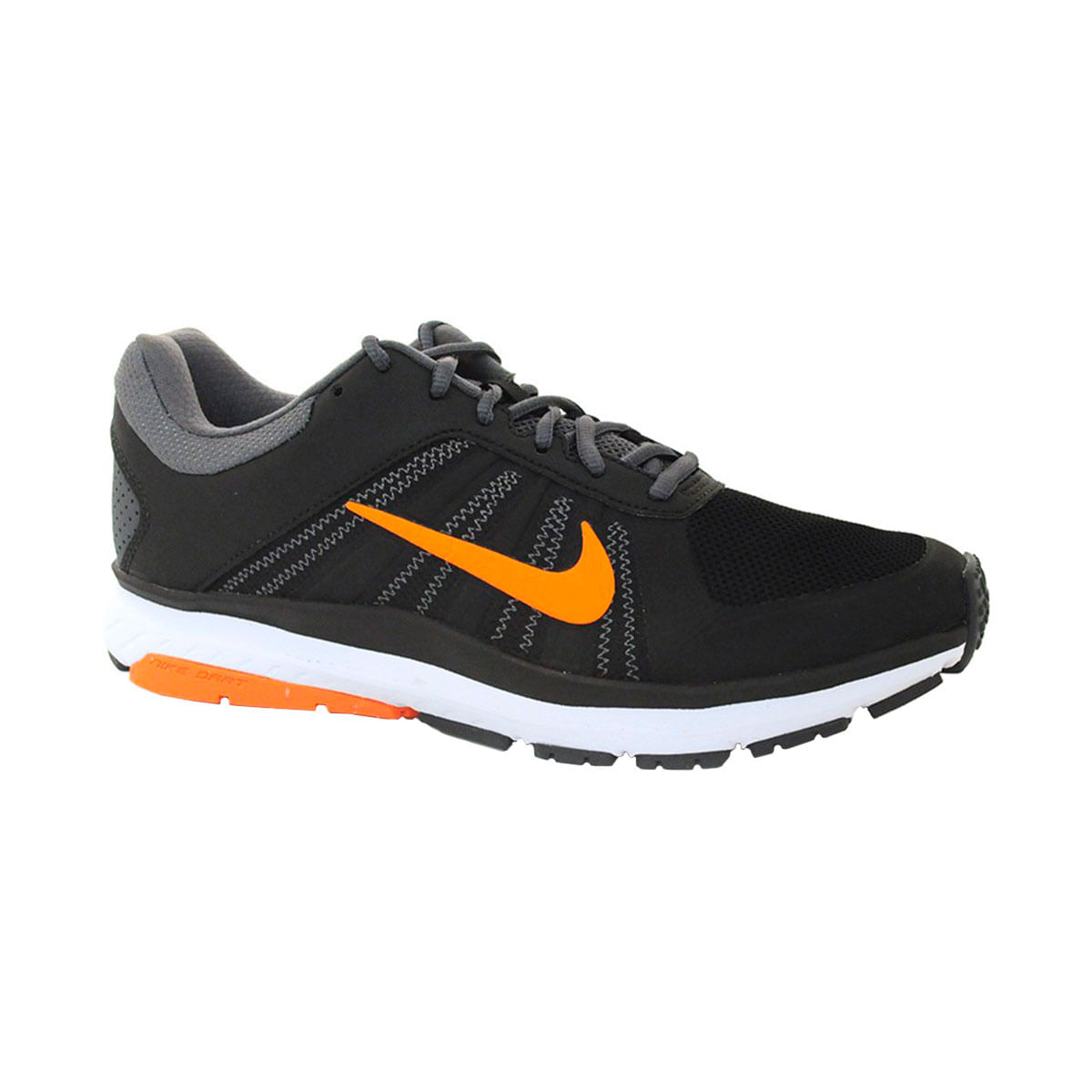 Nike Dart 12 Msl Tenis negro de hombre para correr