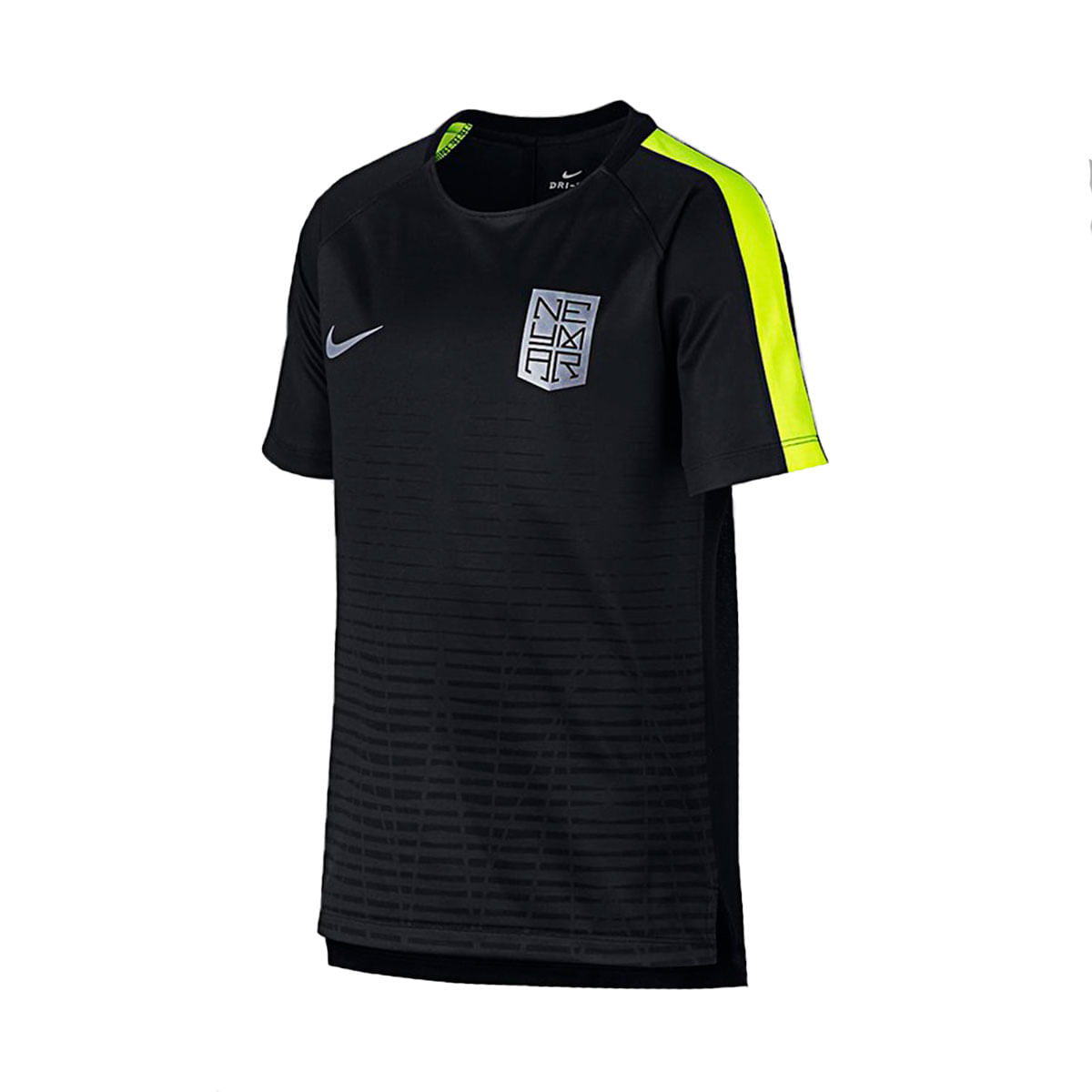 Nike Nyr B Nk Dry Sqd Top Ss Camiseta Manga Corta negro de niño para futbol