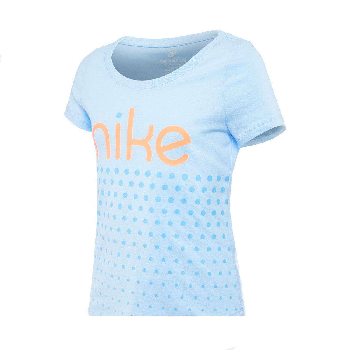 Nike G Nsw Tee Scoop Nike Dot Camiseta Manga Corta azul de niña lifestyle