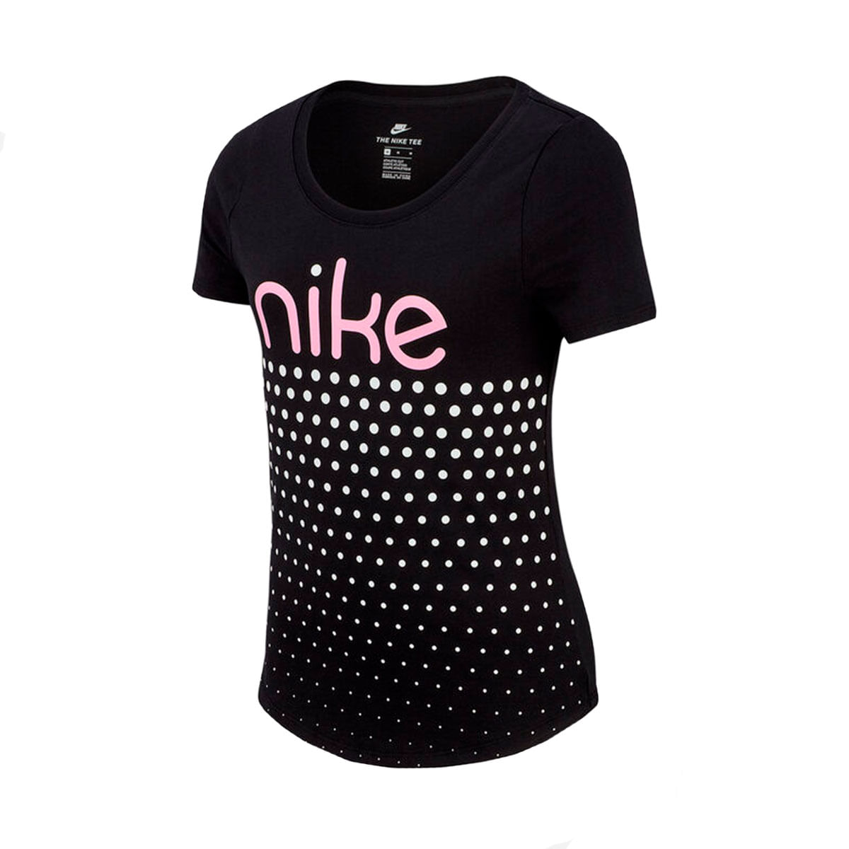 Nike G Nsw Tee Scoop Nike Dot Camiseta Manga Corta negro de niña lifestyle