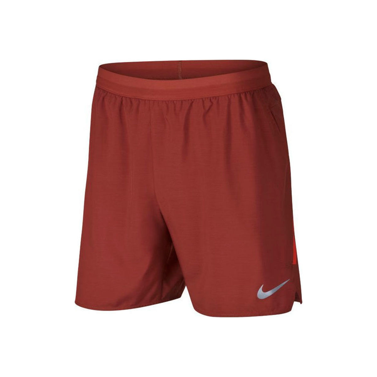 Nike M Nk Flx Stride Short Bf 7In Pantaloneta rojo de hombre para correr