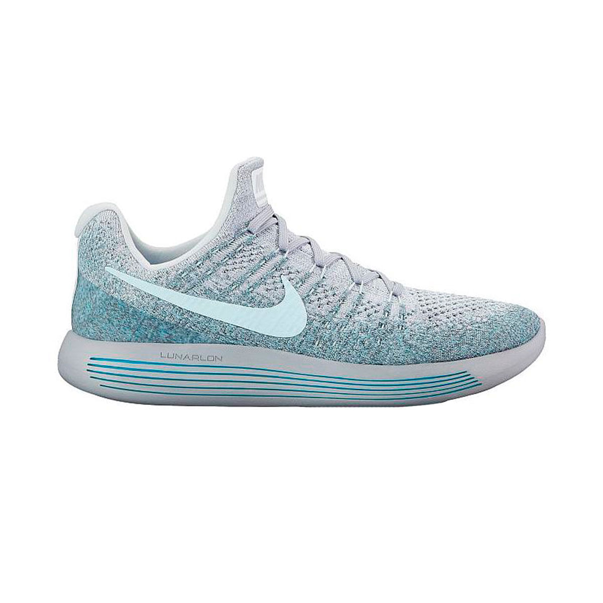 Nike Lunarepic Low Flyknit 2 Tenis gris de hombre para correr