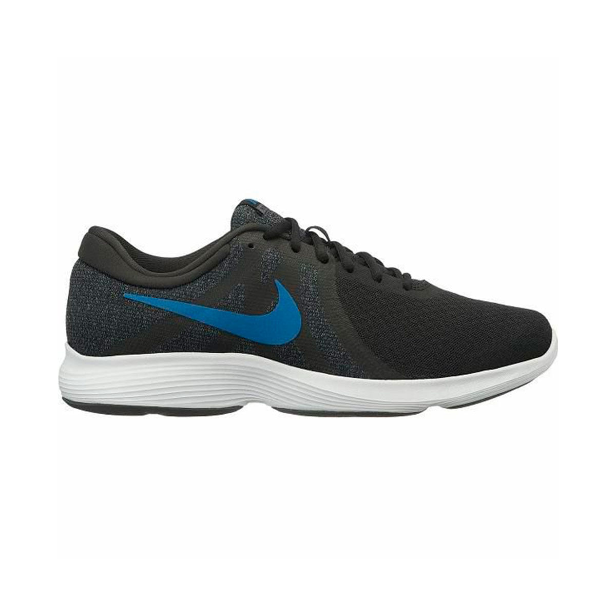 Nike Revolution 4 Tenis negro de hombre para correr