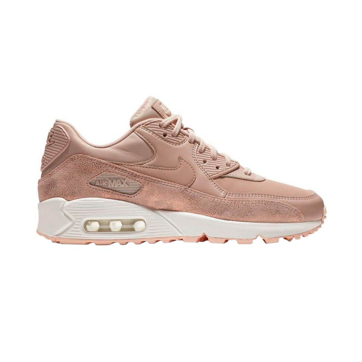 Nike Wmns Air Max 90 Prm Tenis beige de mujer lifestyle