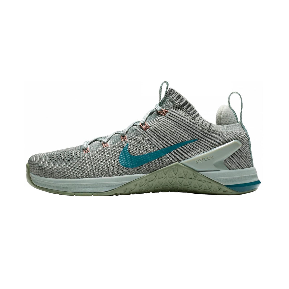 Nike Wmns Nike Metcon Dsx Flyknit 2 Tenis gris de mujer para entrenamiento