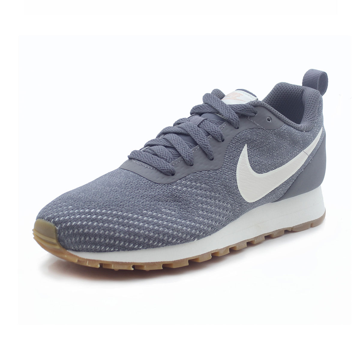 Nike Wmns Nike Md Runner 2 Eng Mesh_Zapatilla Tenis gris de mujer lifestyle