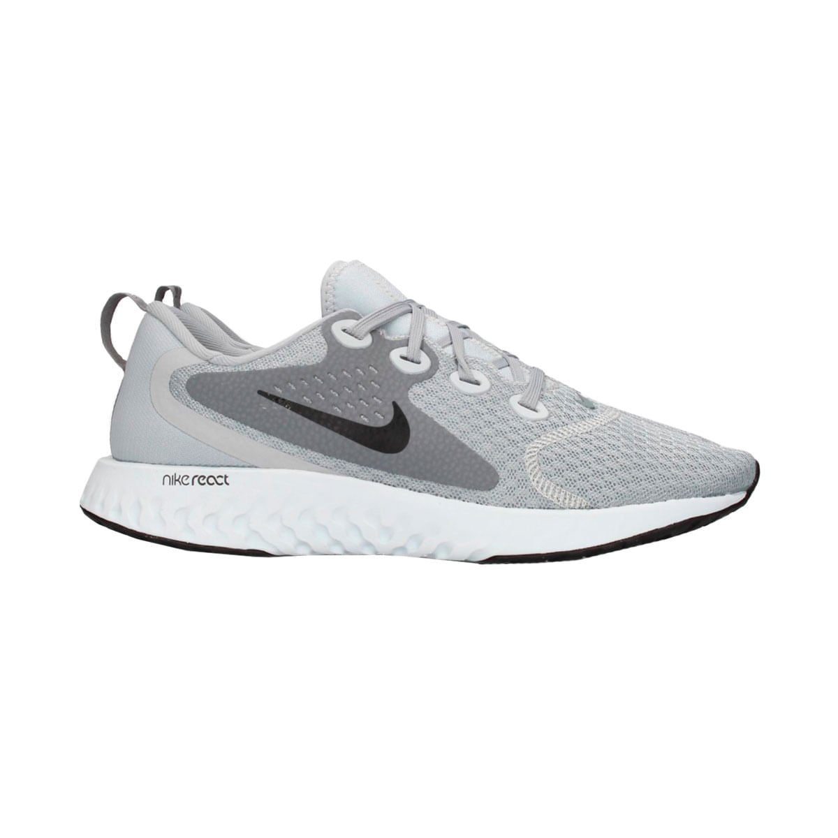 Nike Wmns Nike Rebel React Tenis gris de mujer para correr
