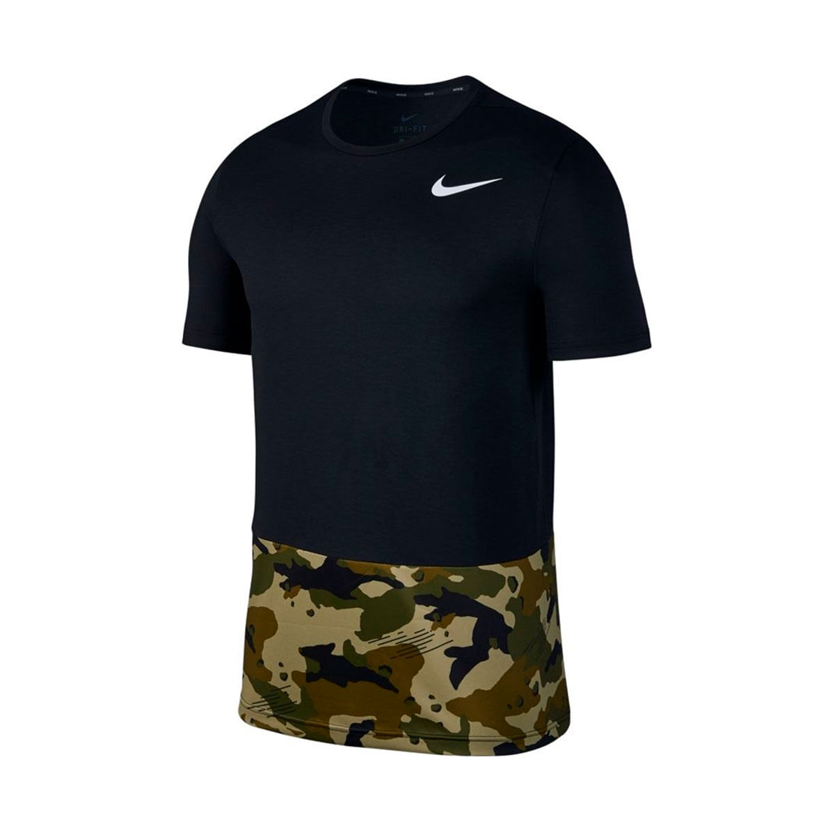 Nike M Nk Brt Top Ss Hprdry Camiseta Manga Corta negro de hombre para entrenamiento