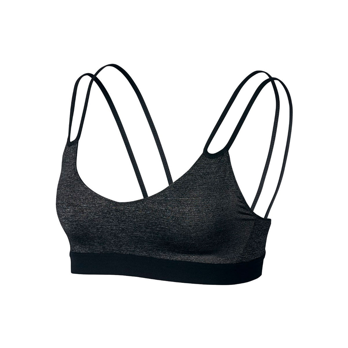 Nike Indy Sparkle Bra Top negro de mujer para entrenamiento