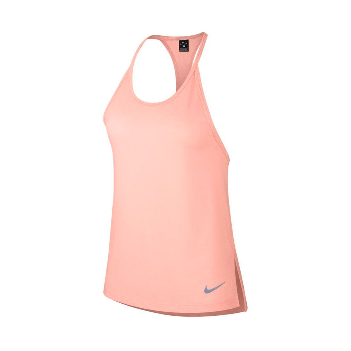 Nike W Nk Tailwind Tank Cool Lx Camiseta Manga Sisa rosado de mujer para correr