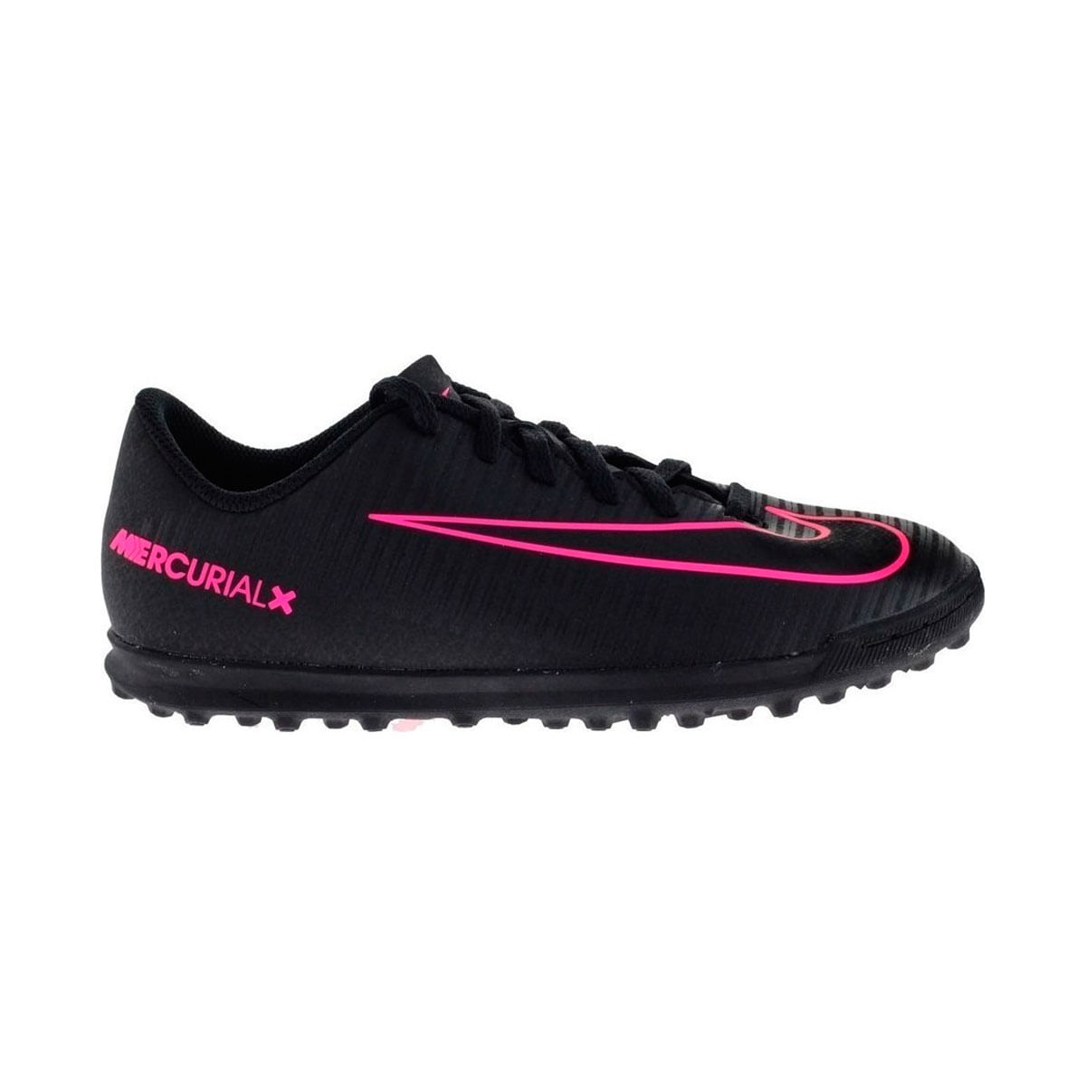 Nike Jr Mercurial Vortex Iii Tf Guayos negro de niño para futbol