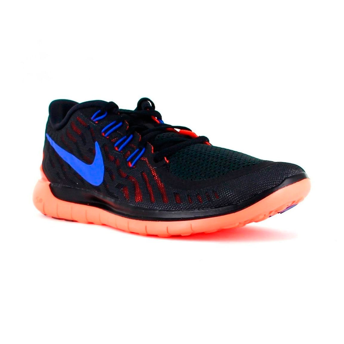Nike Free 5.0 Tenis negro de hombre para correr