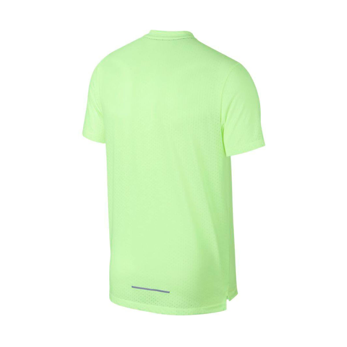 Nike M Nk Brthe Rise 365 Ss Camiseta Manga Corta verde de hombre para correr
