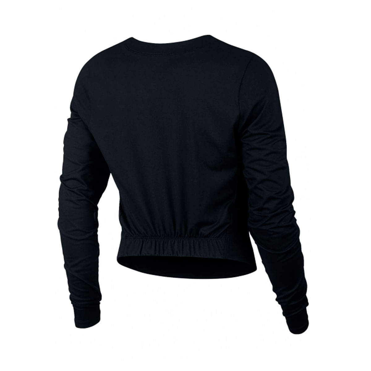 Nike W Nk Dry Elmnt Top Crew Gx Buzo negro de mujer para correr