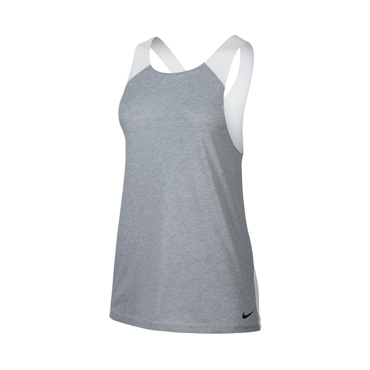 Nike W Nk Brthe Tank Loose Camiseta Manga Corta negro de mujer para entrenamiento