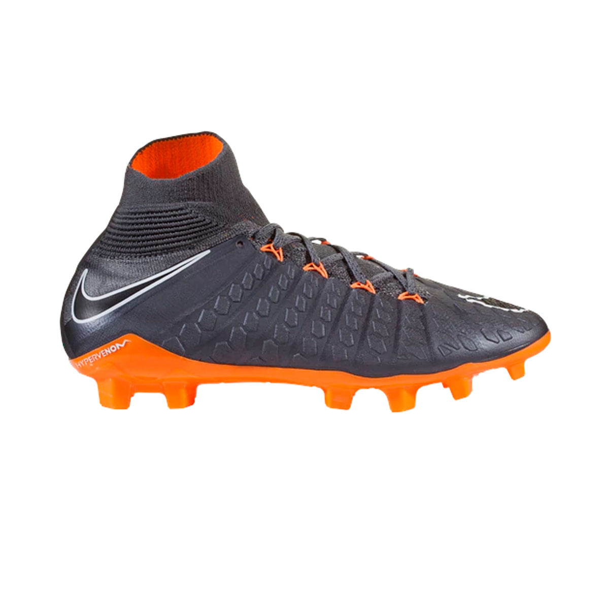 Nike Jr Phantom 3 Elite Df Fg Guayos gris de niño para futbol