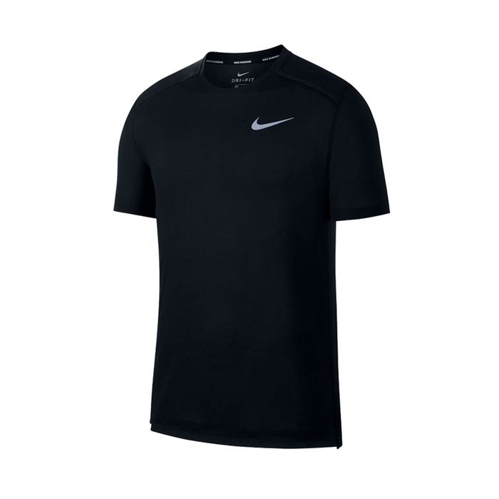 Camiseta de hombre para correr nike m nk dry cool miler top ss referencia :  AJ7574-010 - PROCHAMPIONS