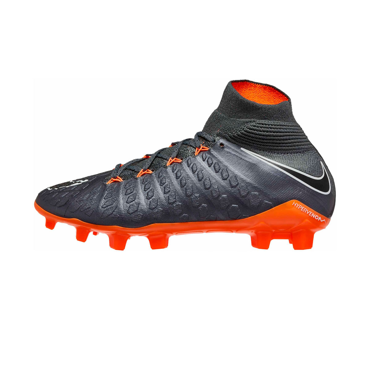 Nike Jr Phantom 3 Elite Df Fg Guayos gris de niño para futbol