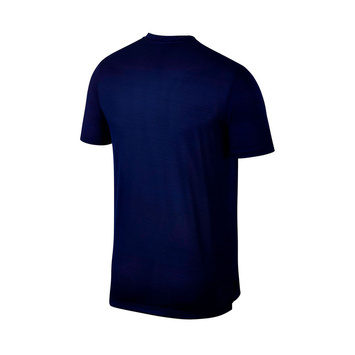 Nike M Nk Run Top Ss Camiseta Manga Corta azul de hombre para correr