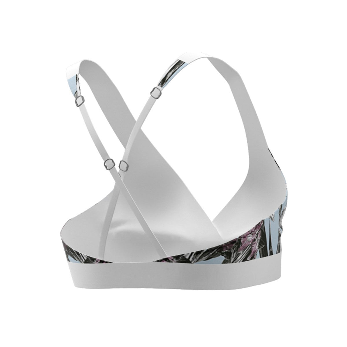 Nike Indy Light Hyp Fm Bra Top blanco de mujer para entrenamiento