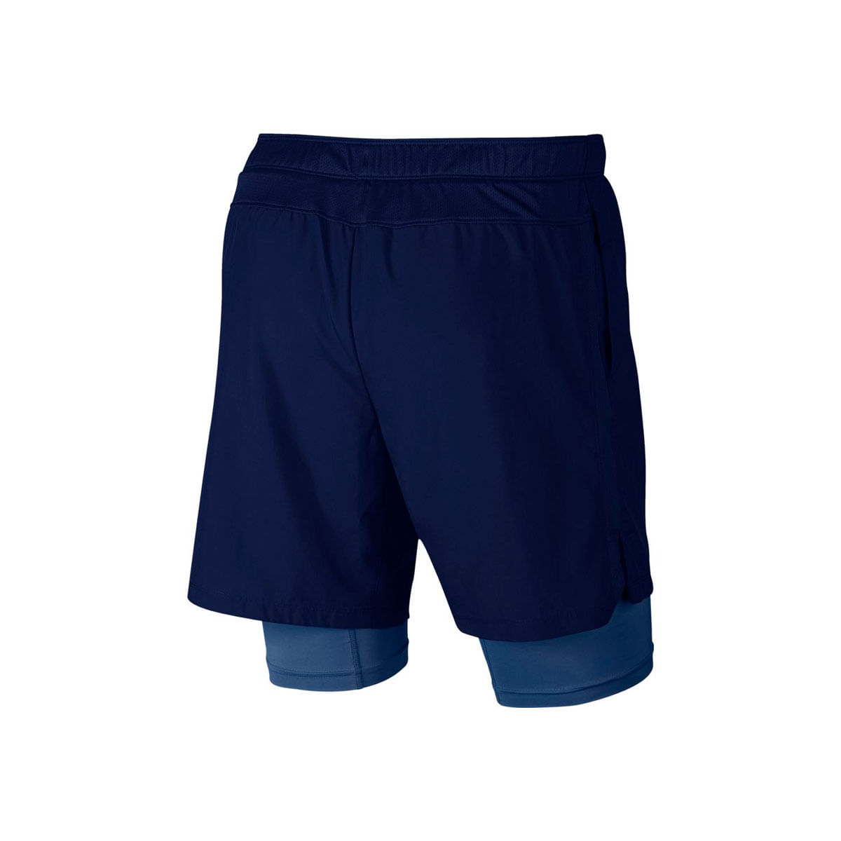 Nike M Nk Chllgr 2In1 Short 7In Pantaloneta azul de hombre para correr