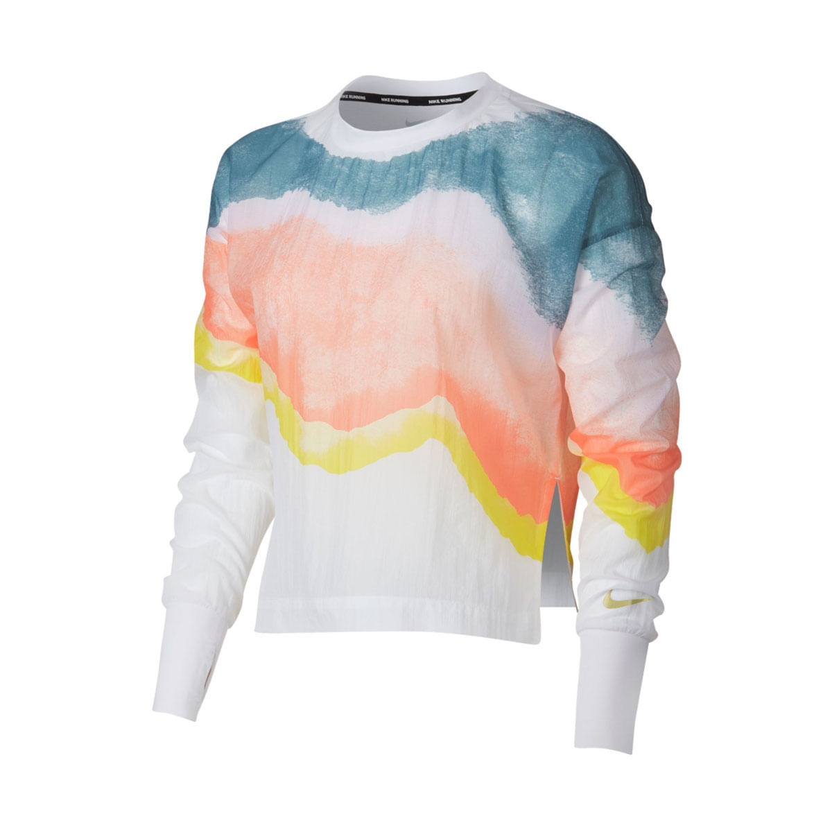 Nike W Nk Rpl Jkt Crew Lou Chaqueta rosado de mujer para correr