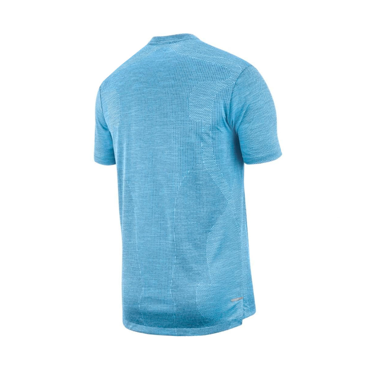 Nike M Nk Tech Knit Cool Top Ss Camiseta Manga Corta azul de hombre para correr
