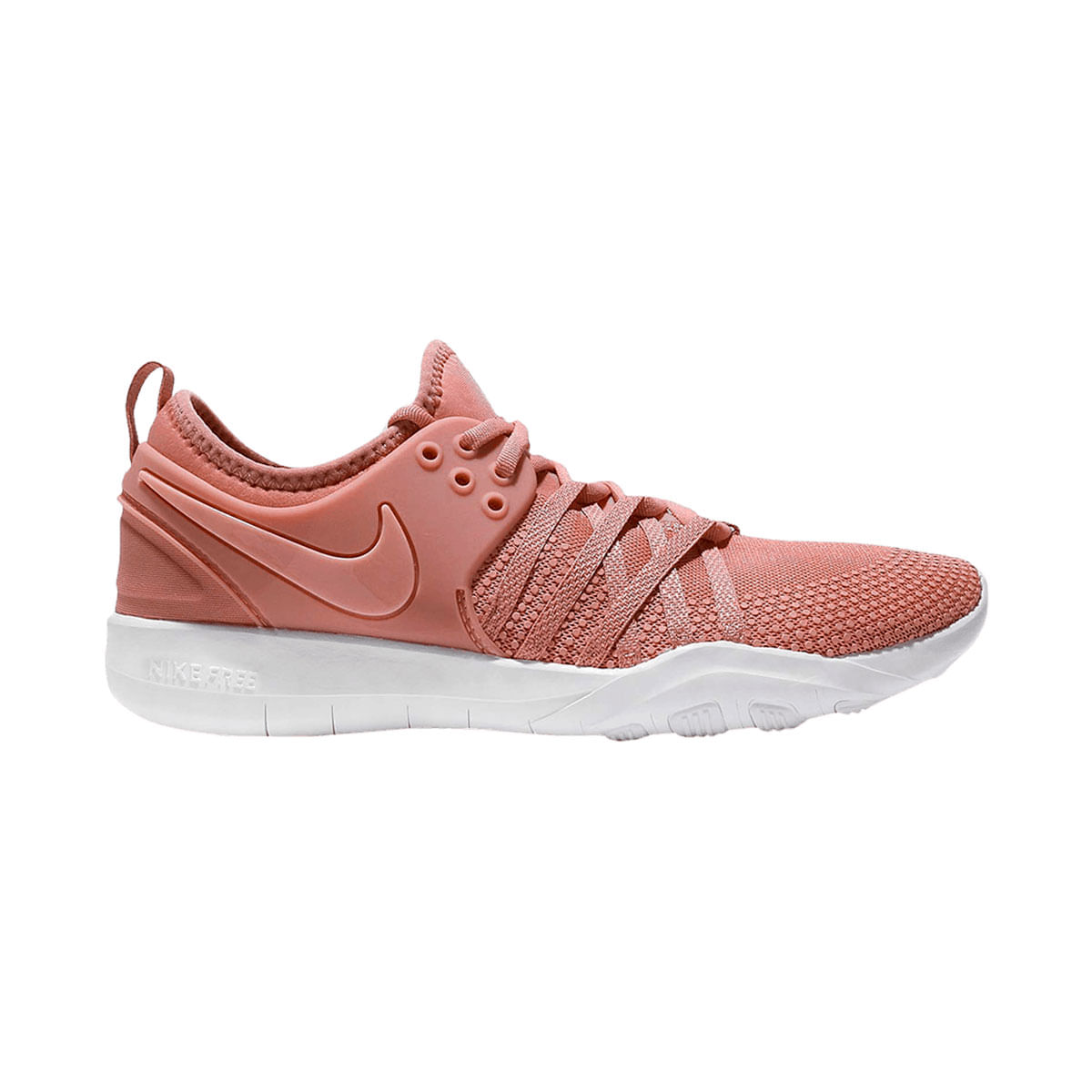 Nike Wmns Nike Free Tr 7 Tenis rojo de mujer para entrenamiento