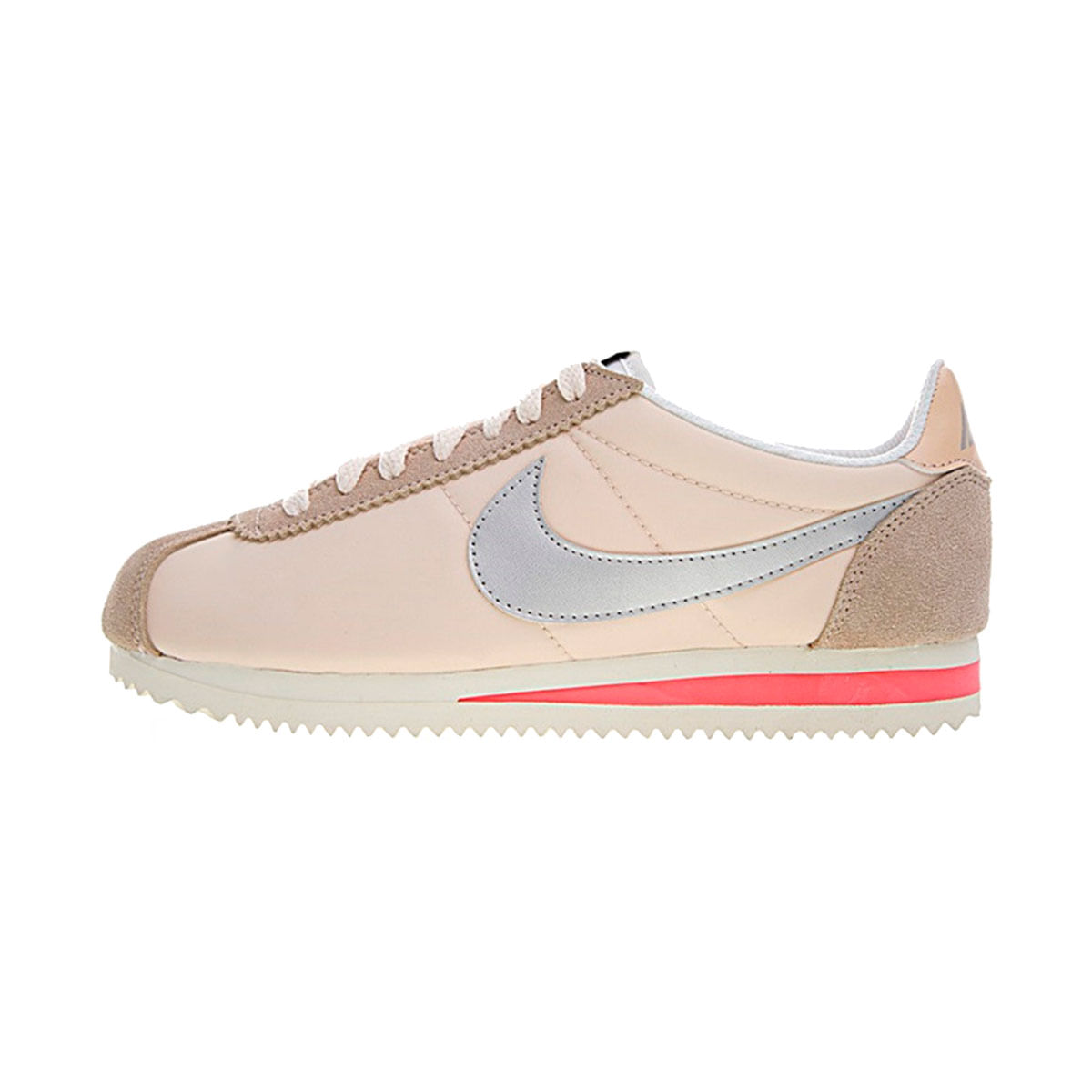 Nike Wmns Classic Cortez Nylon Tenis naranja de mujer lifestyle
