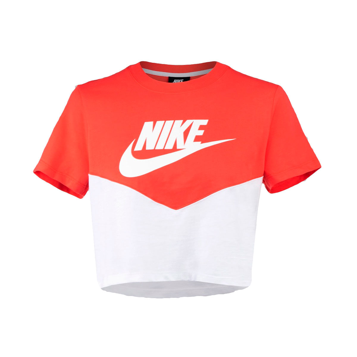 Nike W Nsw Hrtg Top Ss Camiseta Manga Corta blanco de mujer lifestyle