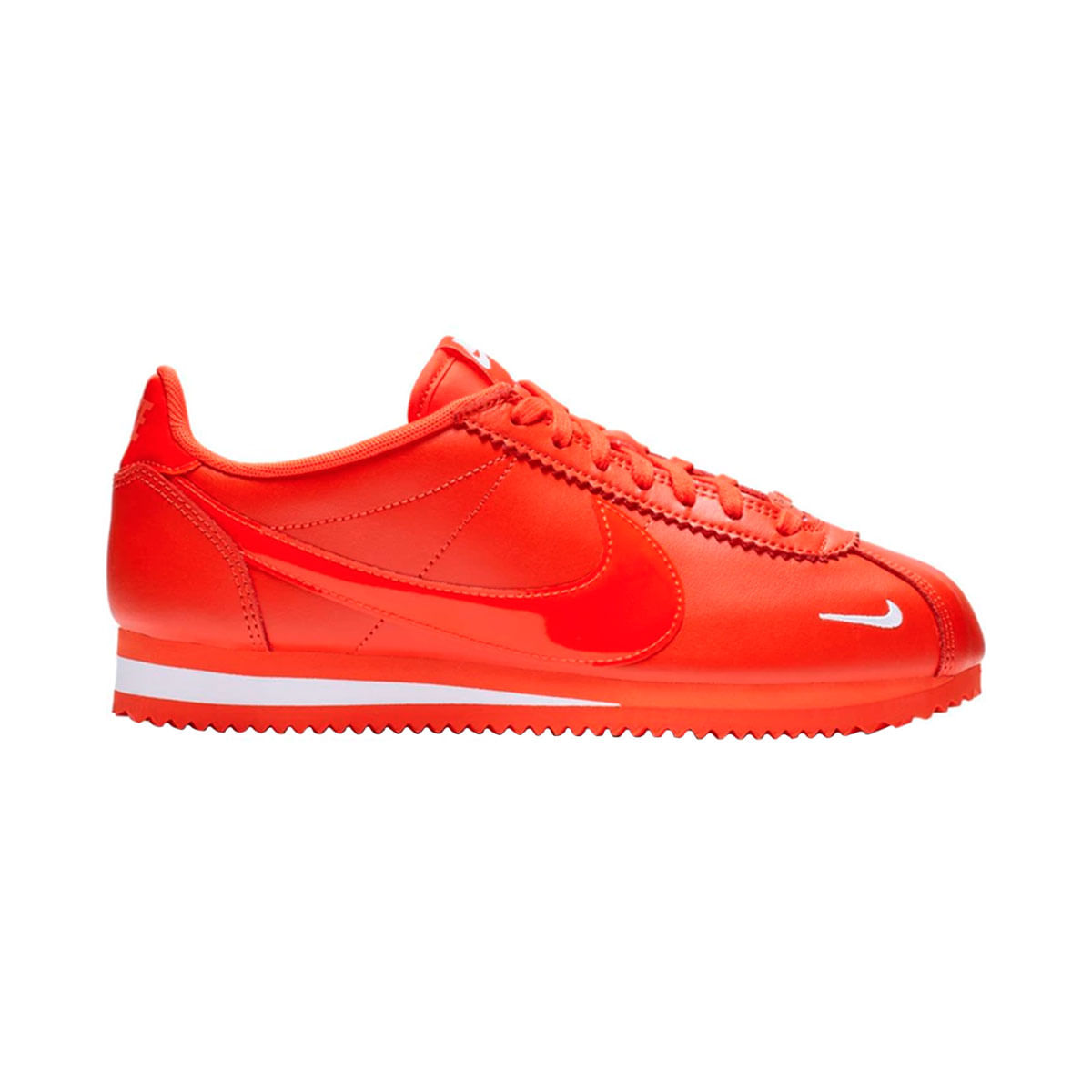 Nike Wmns Classic Cortez Prem Tenis naranja de mujer lifestyle