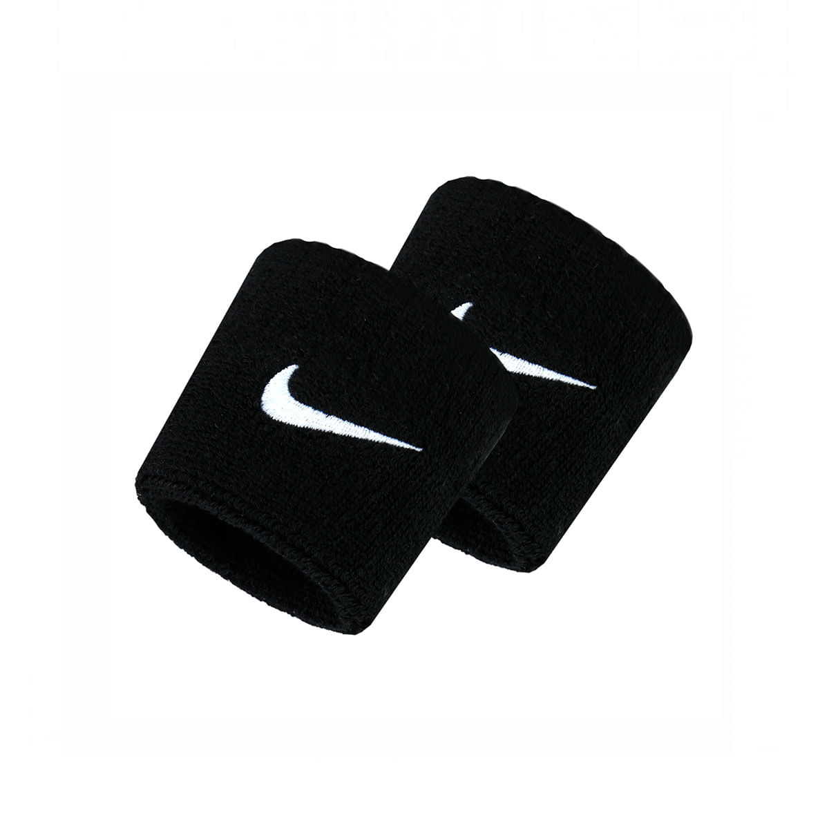 Nike Swoosh Wristband Muñequeras negro de hombre para tenis