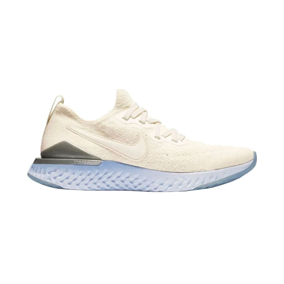 Nike W Nike Epic React Flyknit 2 Tenis blanco de mujer para correr
