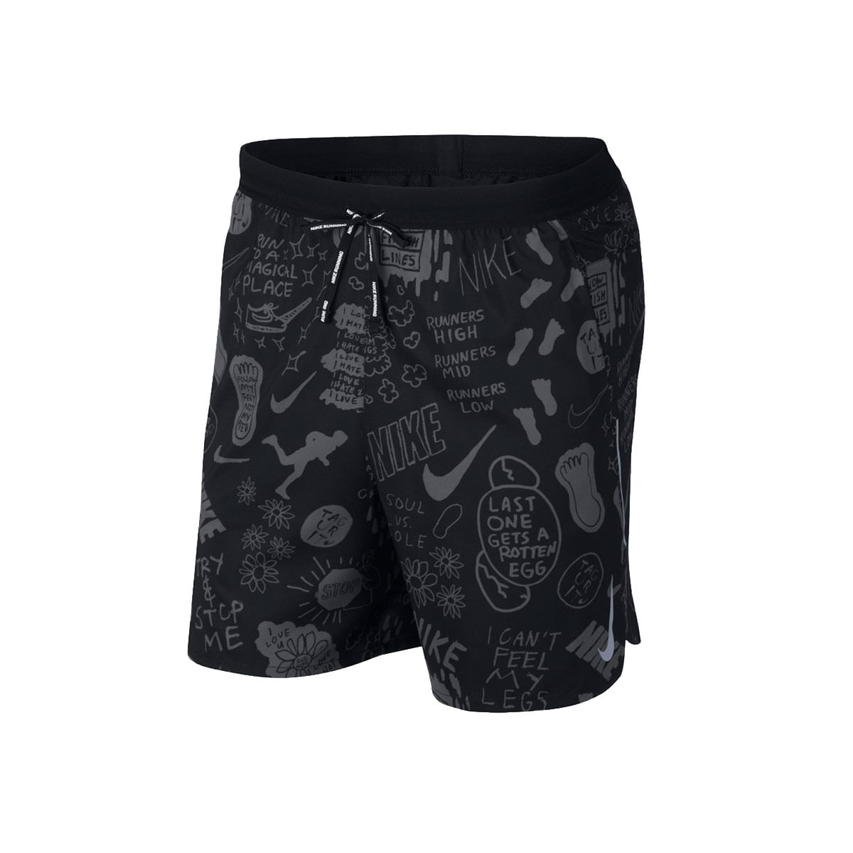 Nike M Nk Flx Stride 7In Bf Pr Pantaloneta negro de hombre para correr