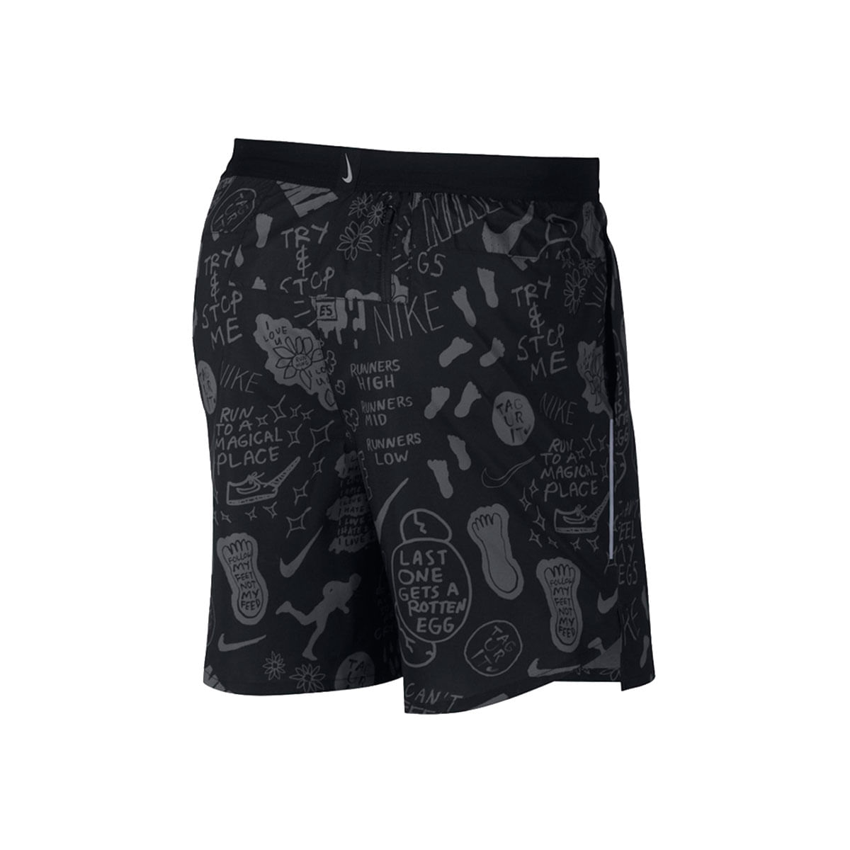 Nike M Nk Flx Stride 7In Bf Pr Pantaloneta negro de hombre para correr