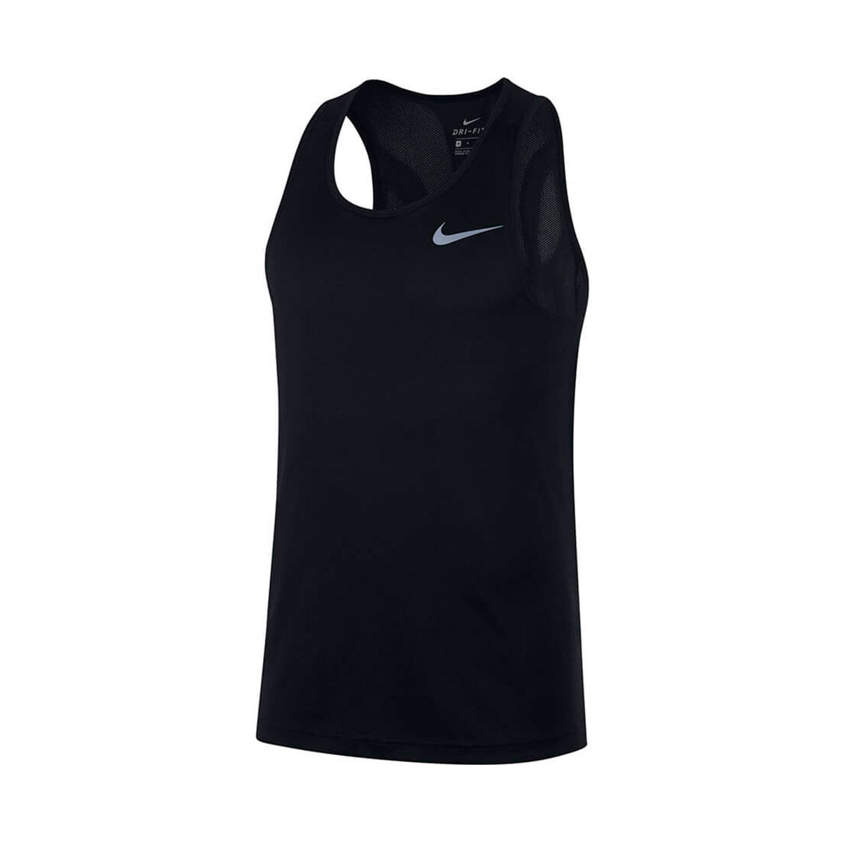 Nike M Nk Brthe Run Tank Camiseta Manga Sisa negro de hombre para correr