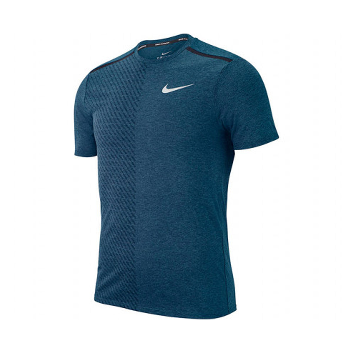 Nike M Nk Brthe Tailwind Top Ss Pr Camiseta Manga Corta azul de hombre para correr