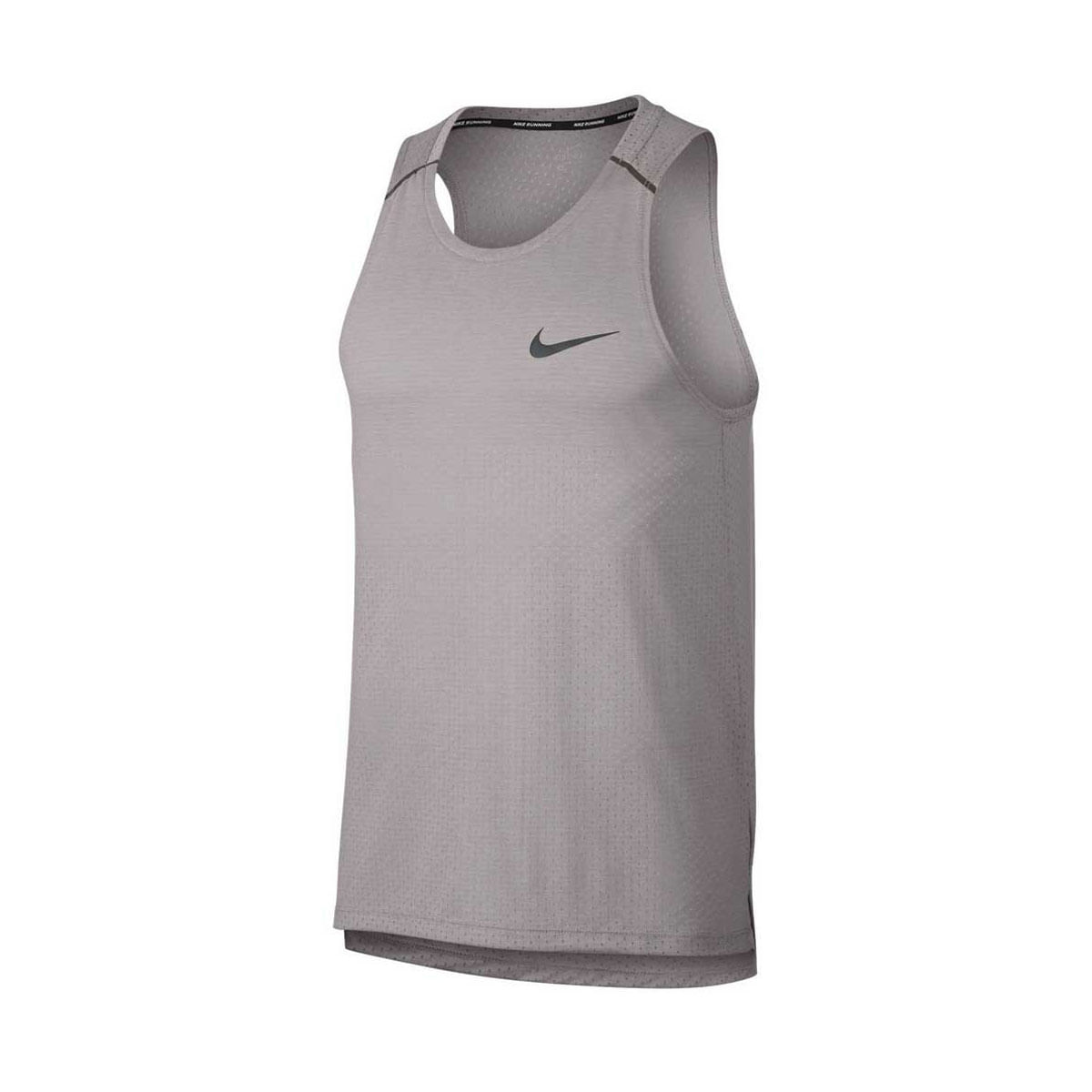 Nike M Nk Brthe Rise 365 Tank Camiseta Manga Sisa gris de hombre para correr