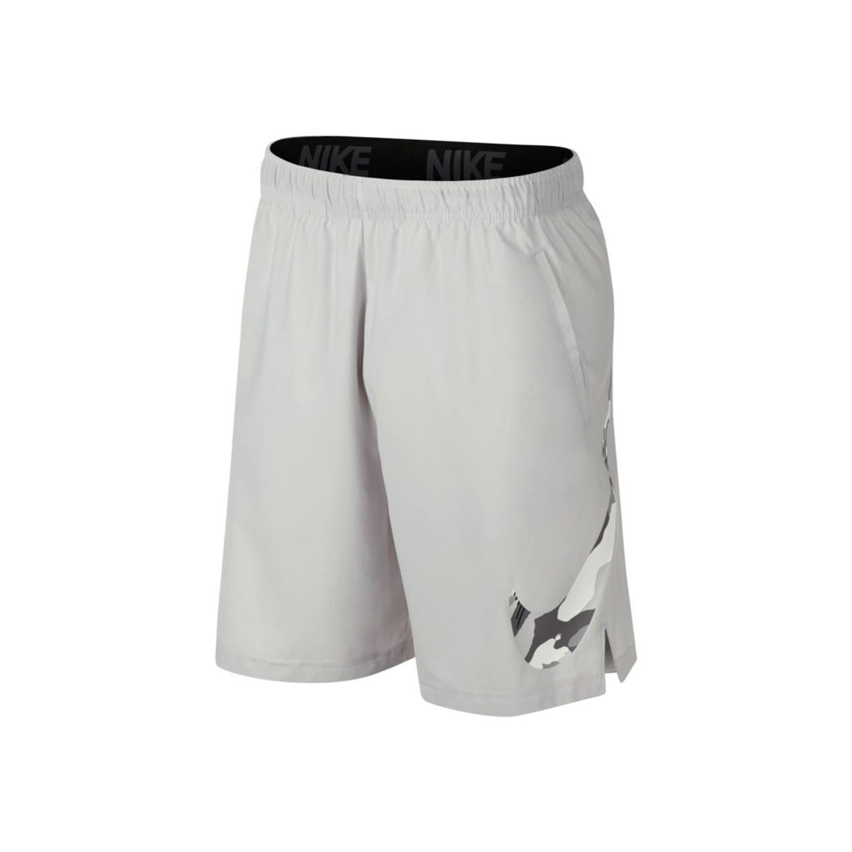 Nike M Nk Flx Short Wvn 2L Cmo Pantaloneta gris de hombre para entrenamiento
