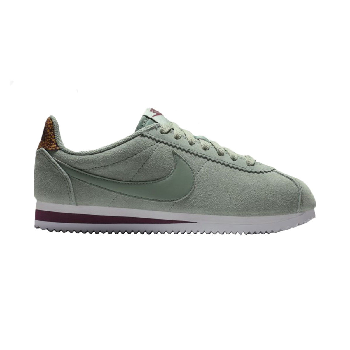 Nike Wmns Classic Cortez Prem Tenis verde de mujer lifestyle