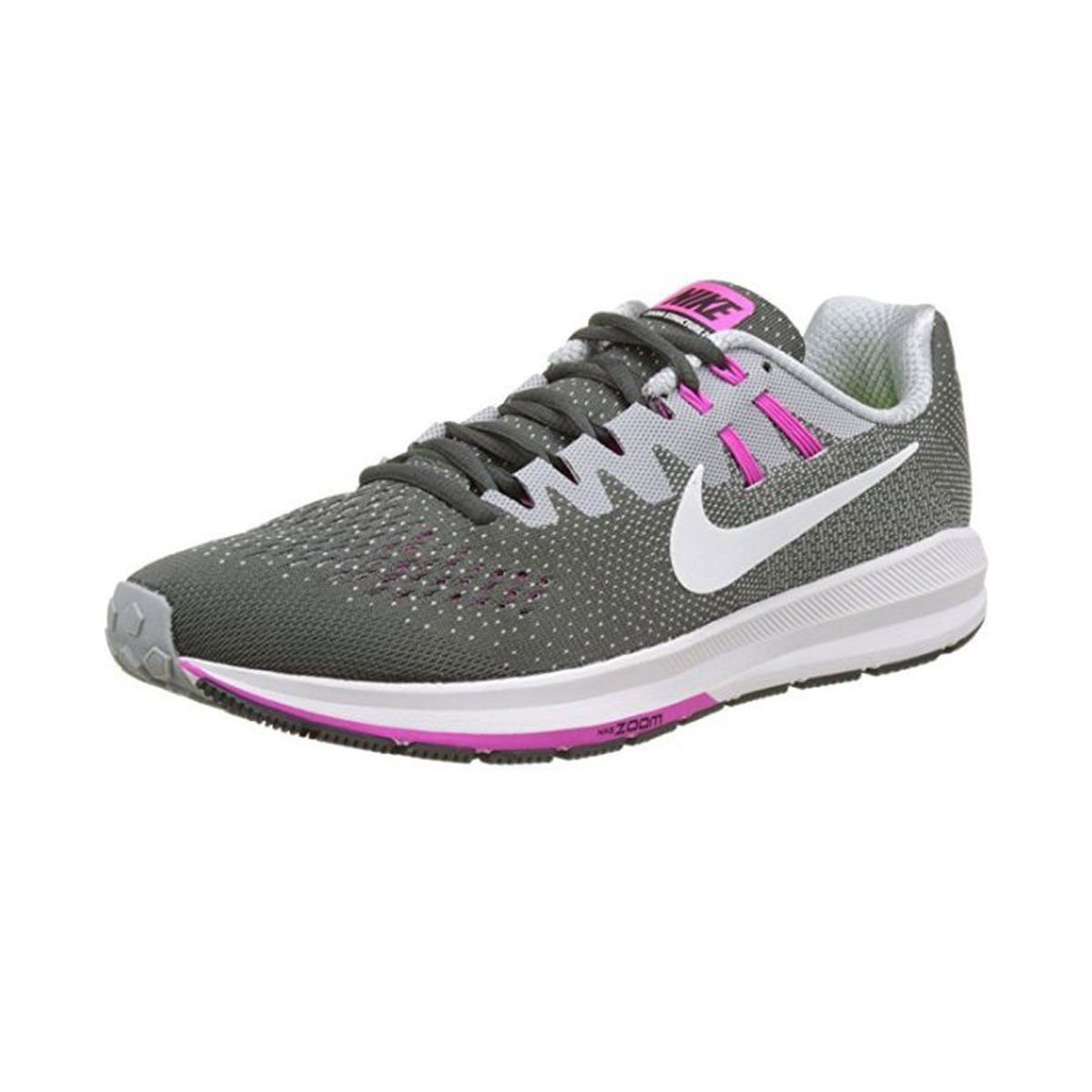 Nike Wmns Air Zoom Structure 20 Tenis negro de mujer para correr