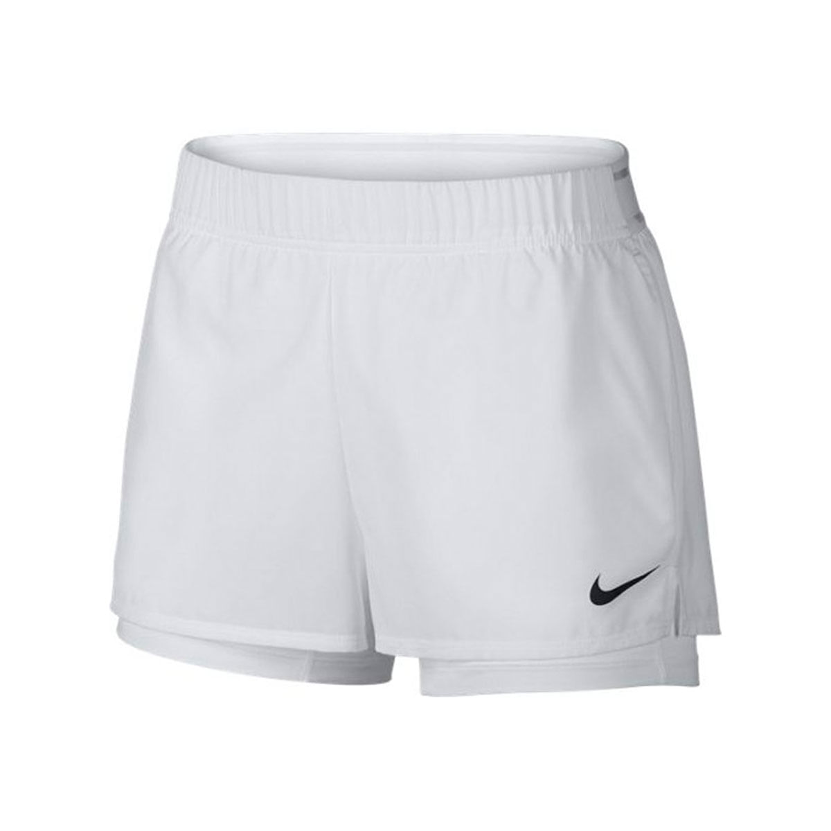 Nike W Nkct Flex Short Pantaloneta blanco de mujer para tenis