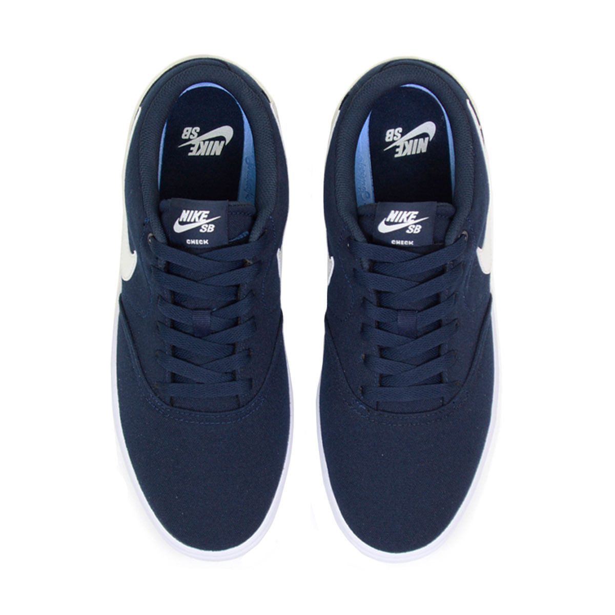 Nike Sb Check Solar Cnvs Tenis azul de hombre lifestyle