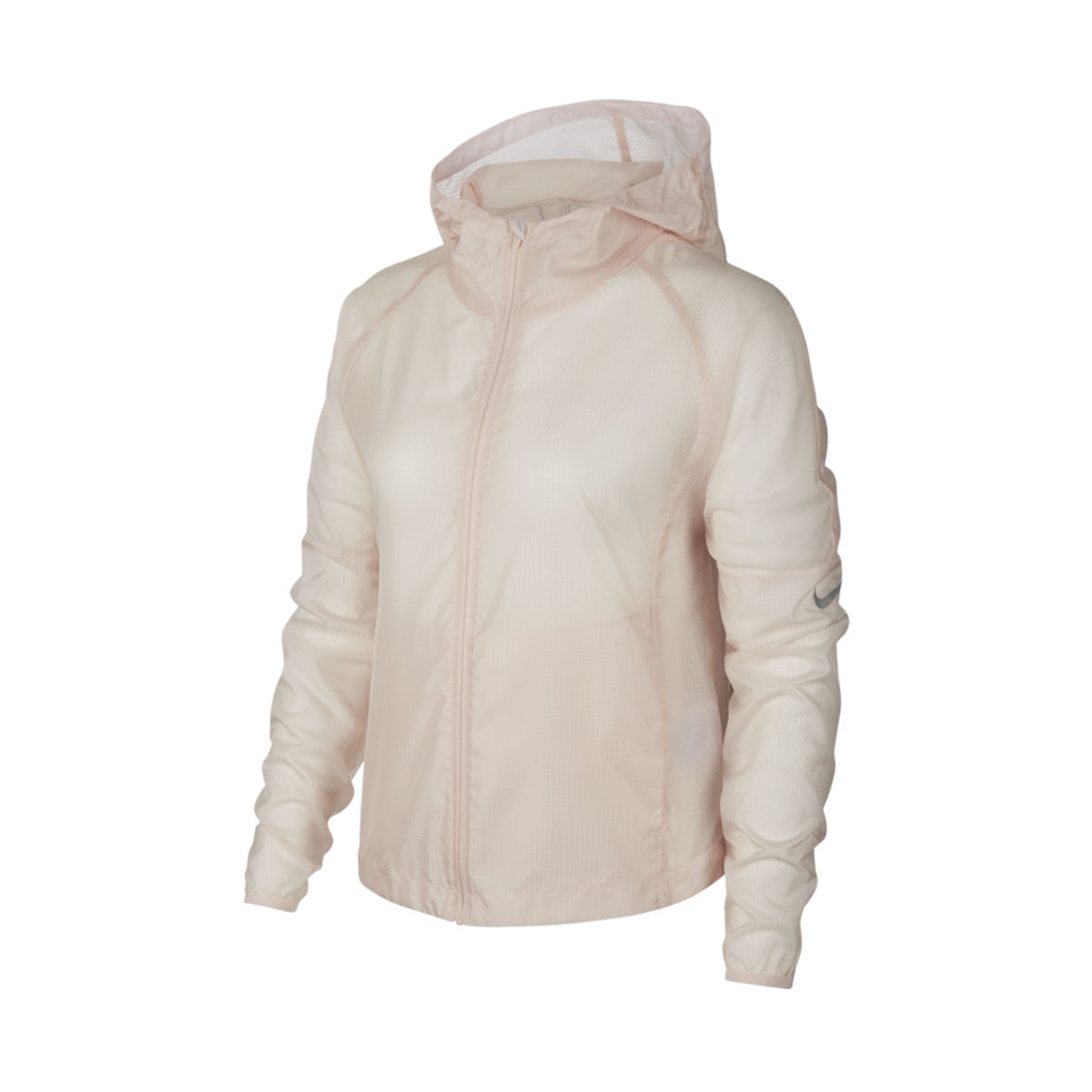 Nike W Nk Jkt Hd Ltwght Chaqueta rosado de mujer para correr